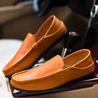 Туфли мужские, на одной ноге, в Британский горох, для вождения, лето 2020