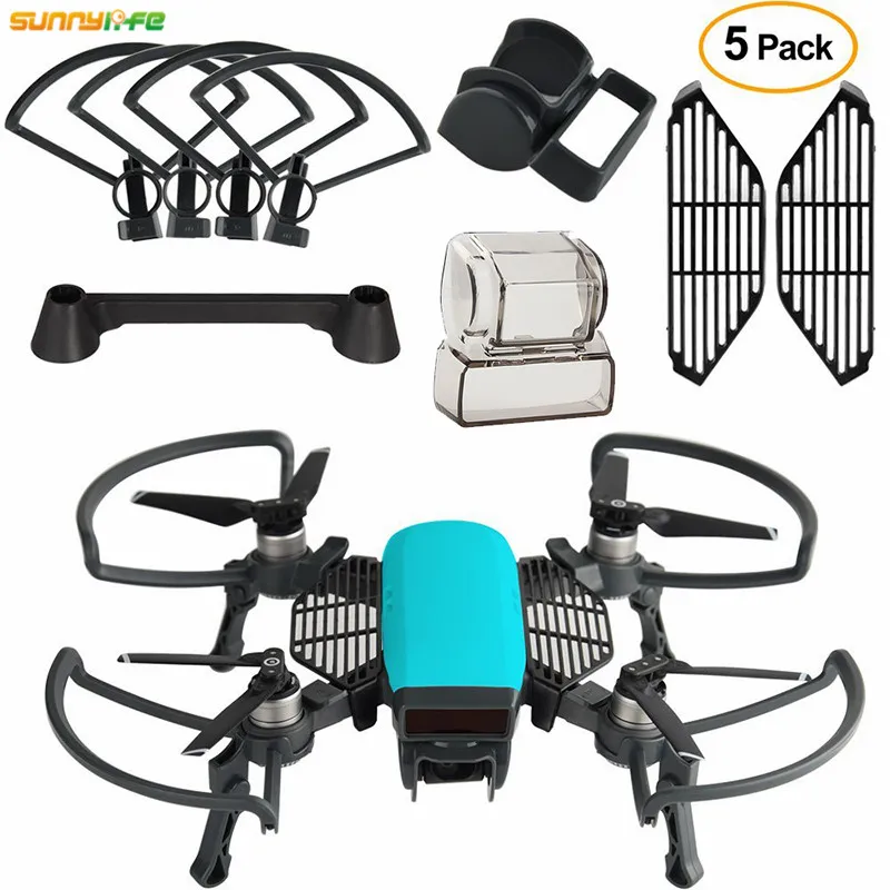 Защита пропеллера со складным шасси + подвесной штатив бленда объектива защита