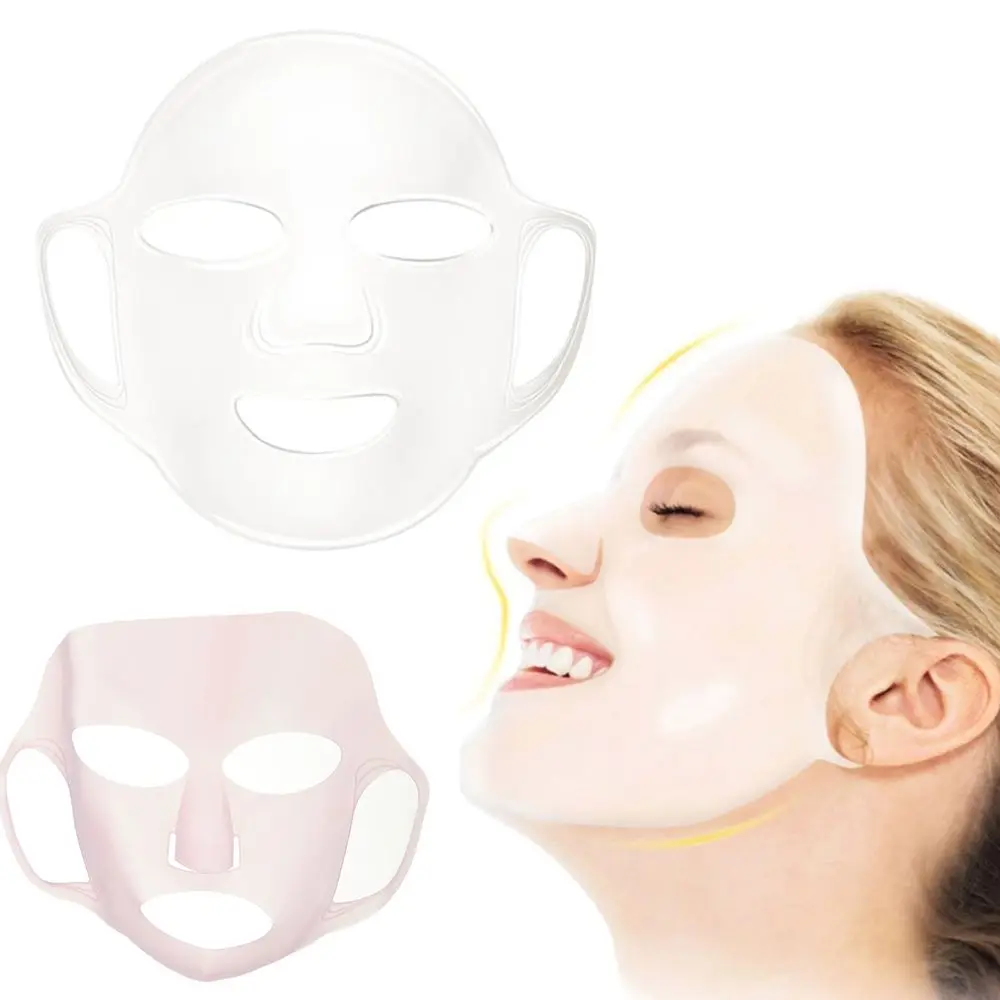 

1PC Anti-off Anti-evaporation Eliminate Edema Thin face Thin Chin Ear-hook Silicone Mask Face Care Skin Care Face Lift Mask