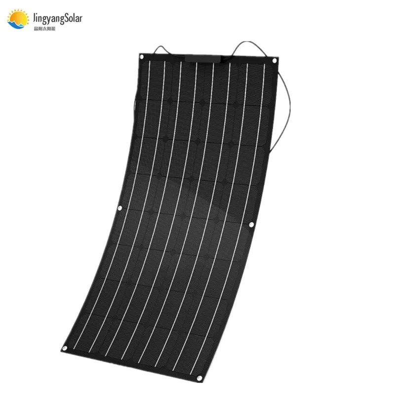 Китайская фабрика Лучшая цена мощность 100 Вт солнечная панель Гибкая легко