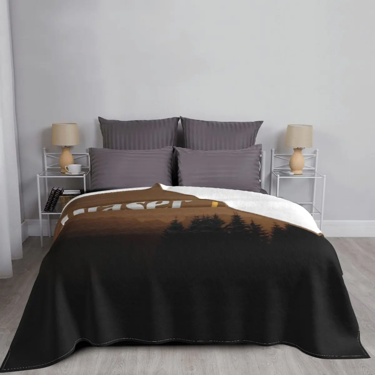 

Blaser 282 Blanket Bedspread Bed Plaid Sofa Towel Beach Bed Linen Cotton