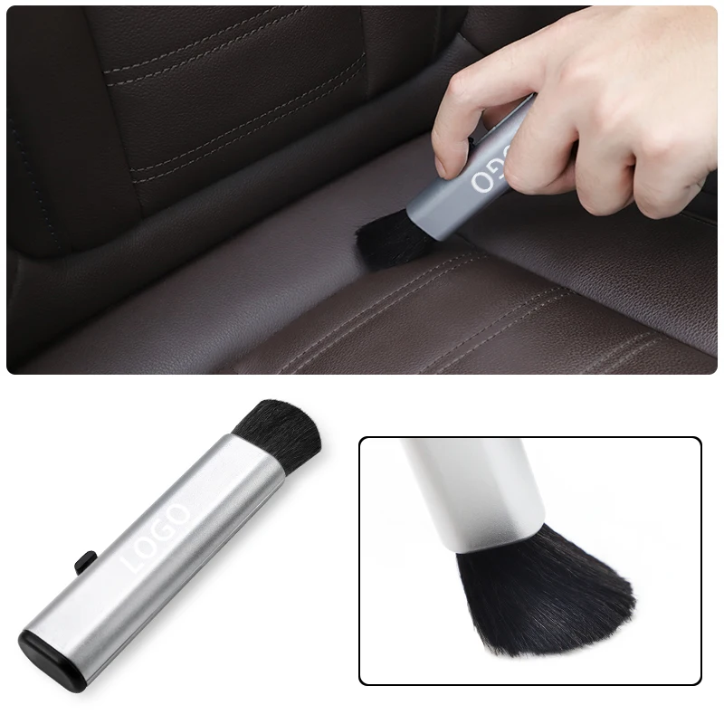 1 шт. щетка для чистки внутри автомобиля выдвижная искусственная шерсть