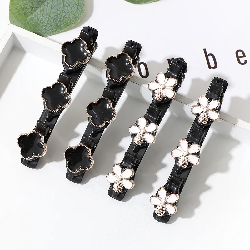 

Pearl Girl Hairpin Headdress Fashion Trend High Quality Hair Accessories Acrylic Little Red Flower Sweet and Elegant Headdress