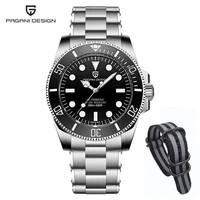 pagani design mens automatic diving wristwatch luxury retro mechanical watches nh35 ceramic bezel 200m waterproof watch for men