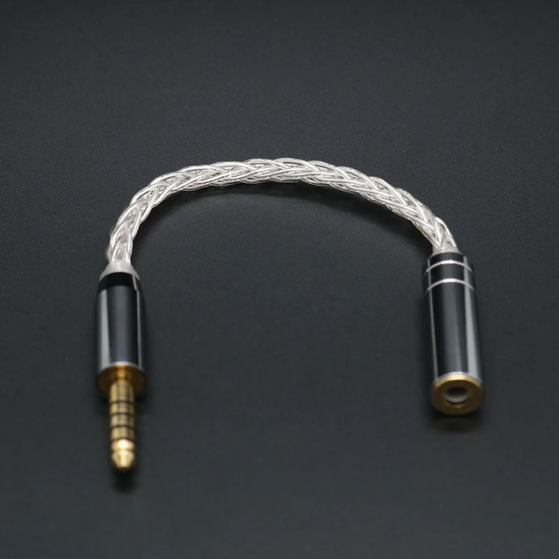 Ceny IvipQ 8-core Sterling Silver Kabel Adapter 4.4mm Do 2.5mm/ 3.5mm Wyważone Kobiet Dla ZSX C12 ZSN V90 BA5ZS10 Pro Tanie IvipQ 8-core Sterling Silver Kabel Adapter 4.4mm Do 2.5mm/ 3.5mm Wyważone Kobiet Dla ZSX C12 ZSN V90 BA5ZS10 Pro