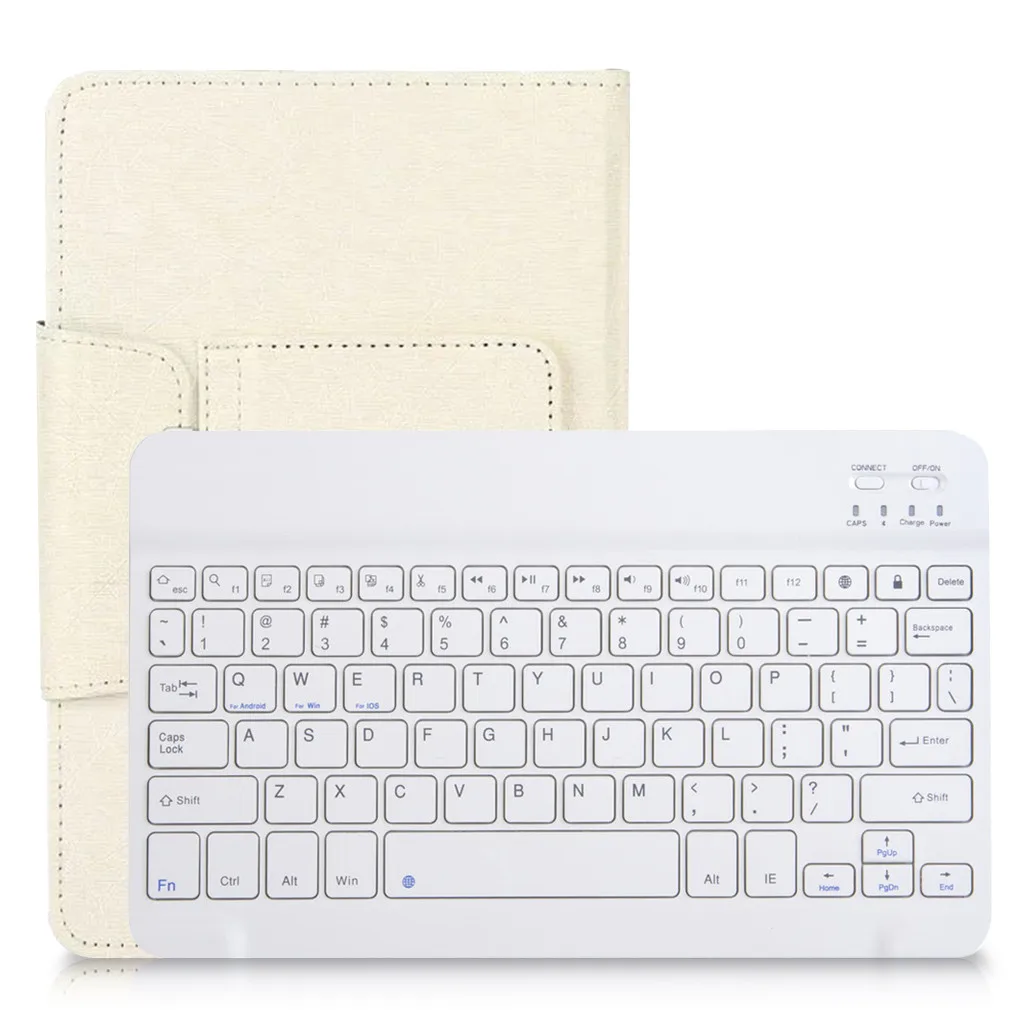 Универсальный Bluetooth клавиатура съемный защитный чехол для планшета подставка