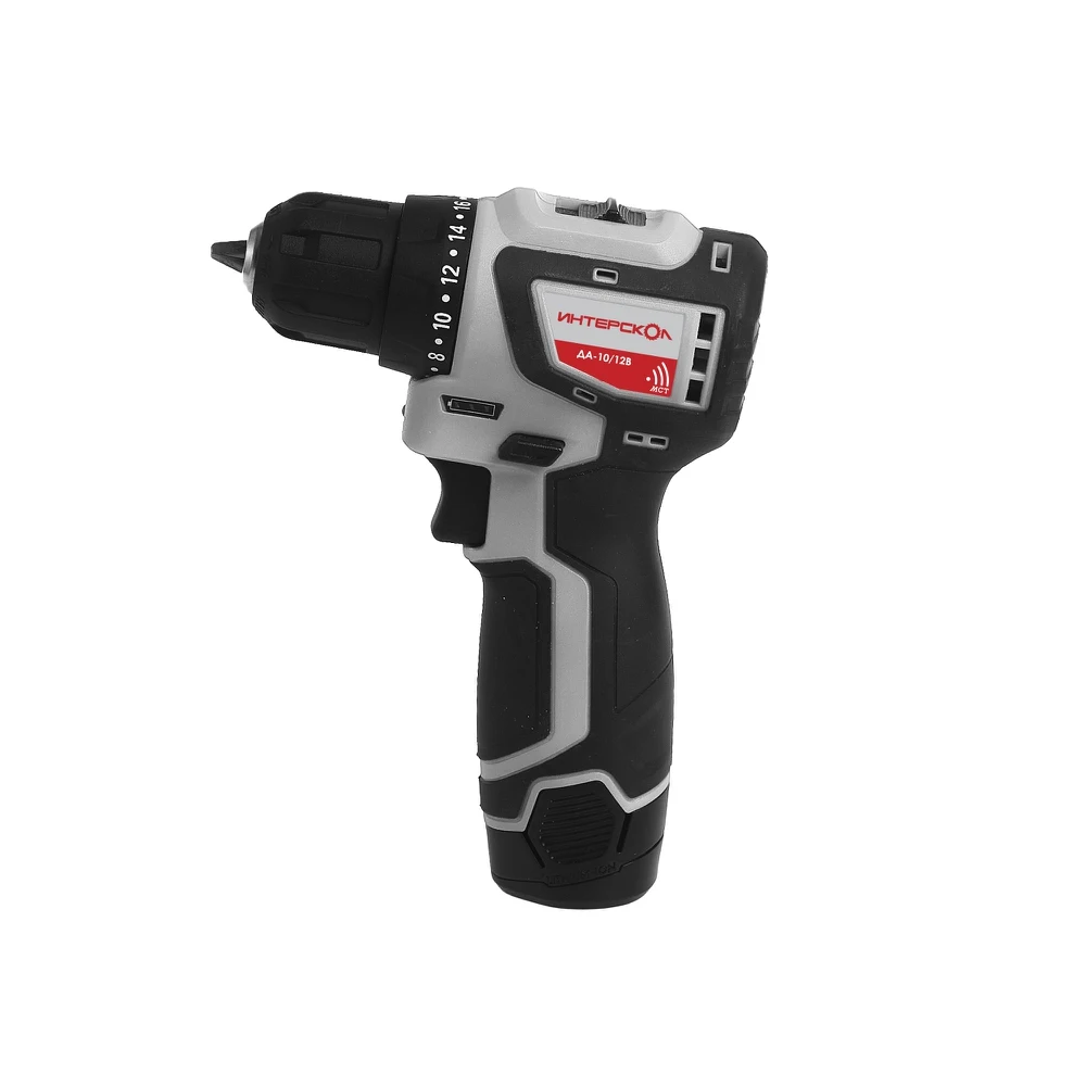Бесщеточная аккумуляторная дрель-шуруповерт ИНТЕРСКОЛ МиниМАКС ДА-10 ...