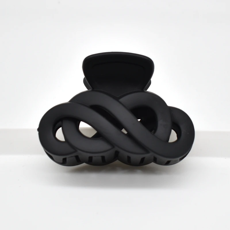 Женская заколка краб для волос черная акриловая Заколка зажимы большого размера|