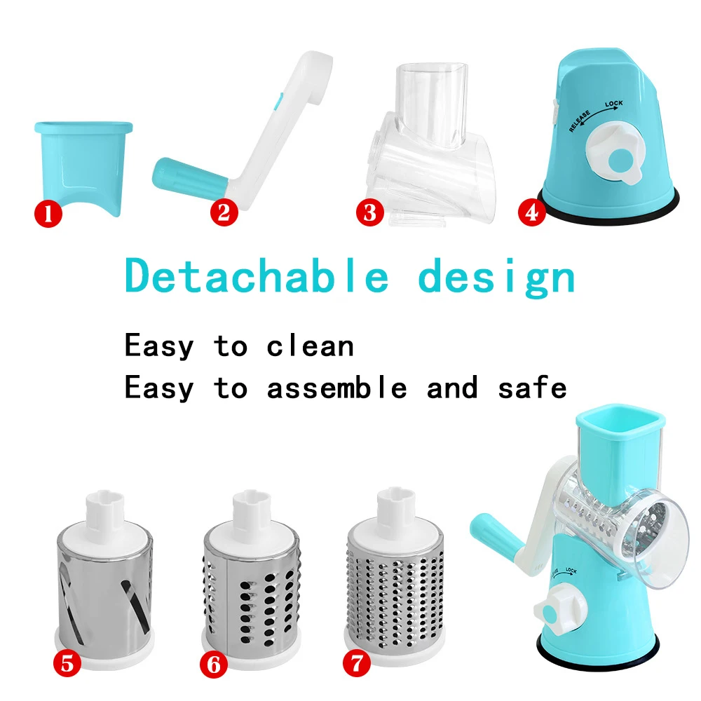 Многофункциональный Нож для овощей с 3 лезвиями измельчителя кухонные