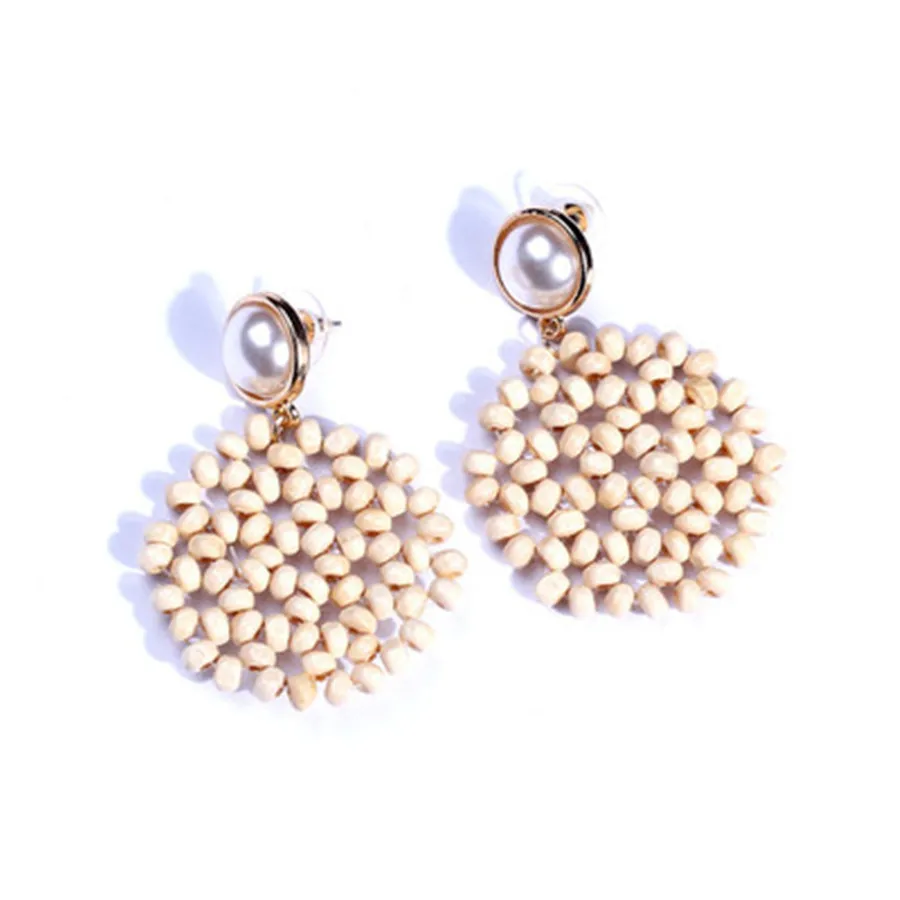 2019 новые корейские ручной работы деревянные простые большие круглые летние