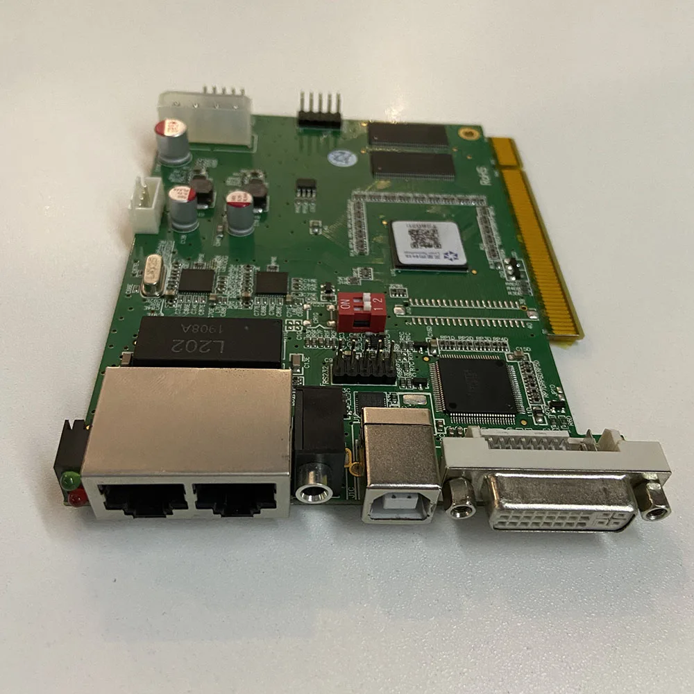 Linsn TS802D полноцветный rgb светодиодный дисплей TS802 отправка карты светодиодный контроль поддержка полноцветный Одноцветный или двухцветный СВЕТОДИОДНЫЙ дисплей