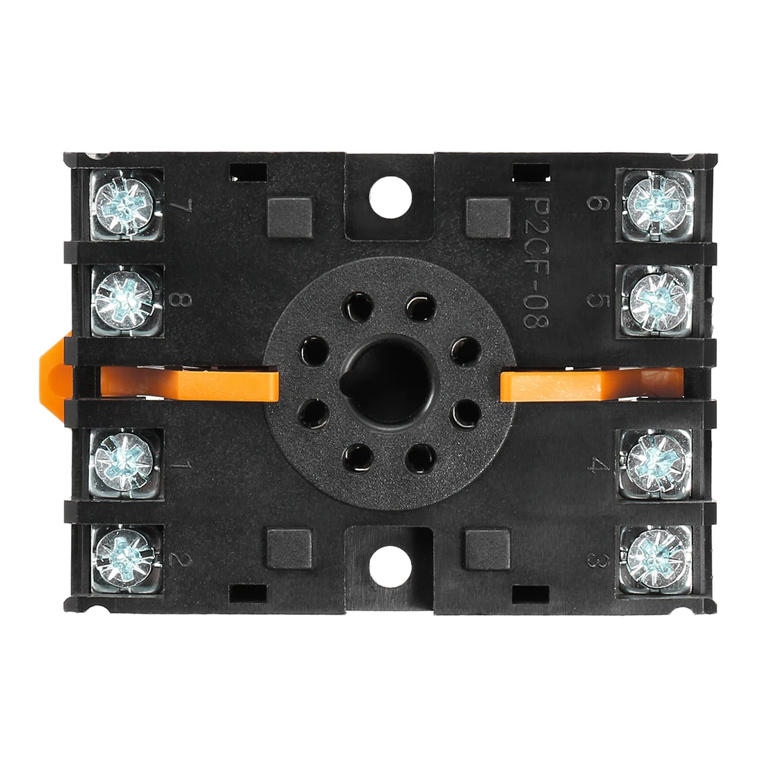 

uxcell AC 10A 8P DIN Rail Mount Power Relay Socket Base Holder 1pcs