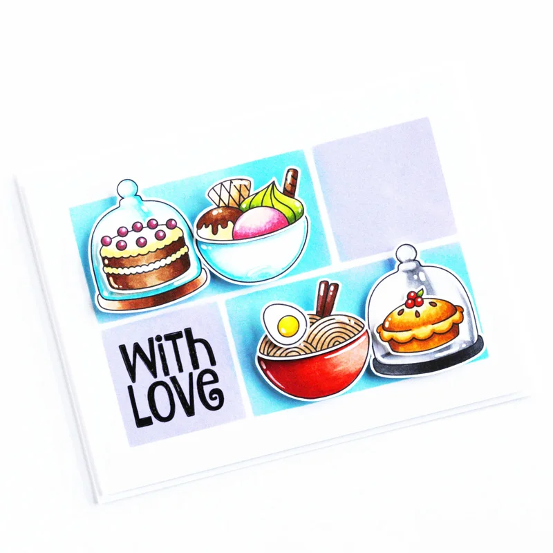 Четкий набор штампов и координационных для подарков клевера суккулентов