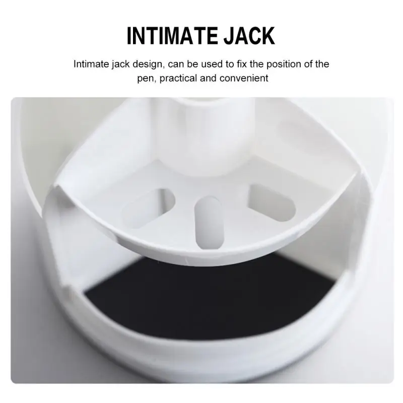 

Multifunctional Desktop Rotating Storage Box Makeup Organizer Container Drawer Home Desktop Storage Box Porous Storage Box