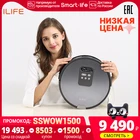 Робот пылесос ILIFE V80 Pro для сухой и влажной уборки мощность всасывания до 2000Па с ЖК дисплей управления бытовая техника