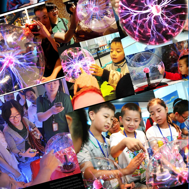 Новинка волшебный плазменный стеклянный шар светодиодный светильник с