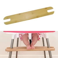 baby highchair foot rest footrest baby natural bamboo baby highchair foot rest high chair footrest with two clip