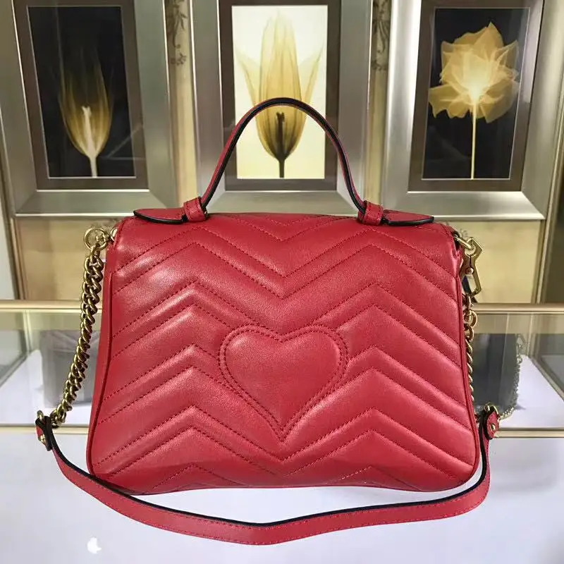 

Fashion famous womens bag Luxury Brand Bag For Lady Real leather lady handbag New style ladies Heart-shaped suture messenger ba