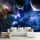 Настенные 3D обои на заказ, фотообои с изображением Вселенной и звезд, украшение для дома, гостиной, дивана, фона для телевизора, спальни