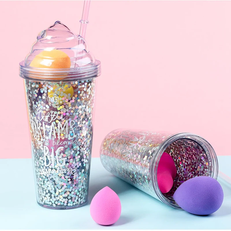 Искусственная губка для макияжа в форме тыквы 6 шт. комплекте косметическая