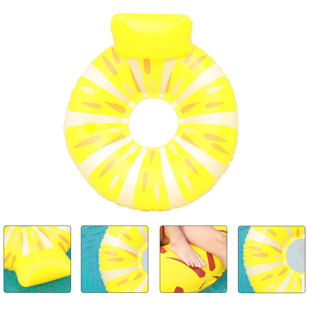 

Adult Swimming Pool Floating Bed Recliner Air Mattress Swimming Ring Pool Float