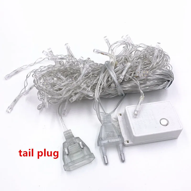 

Christmas Garland LED Curtain Icicle String Light 220V 4.5m 100Leds Indoor Drop LED Party Garden Stage Outdoor Decorative Light