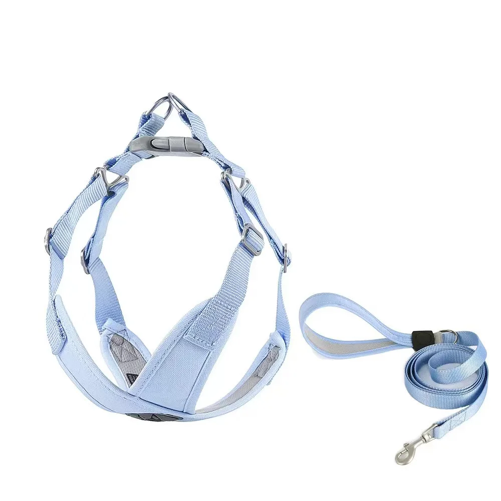 

Dog Harness Adjustable Comfort Pet Dog Vest Harness for Outdoor Walking, Breathable Step-in Harness with Leash for Small Medium