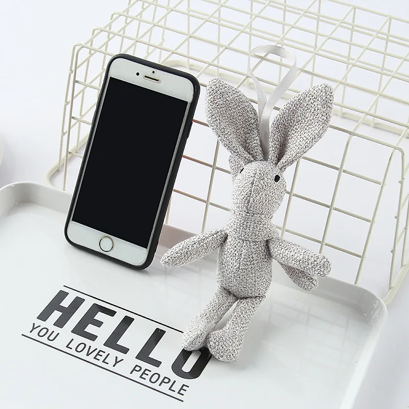 

New Arrival Cute Soft Dress Rabbit Stuffed Plush Animal Bunny Toy Pets Fashion For Baby Girl Kid Gift Birthday Doll Keychain