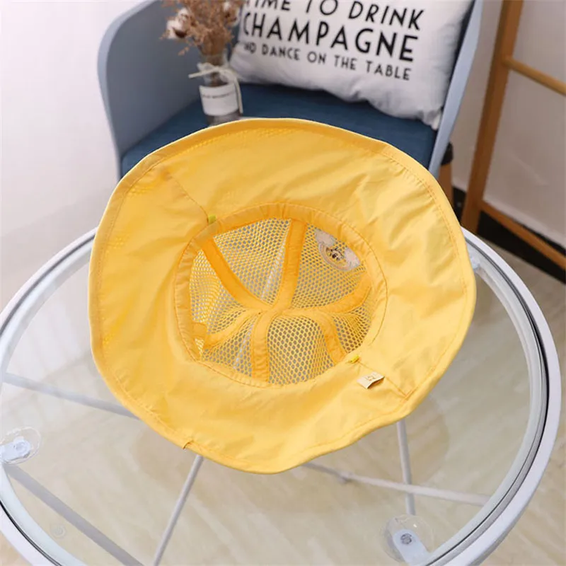 

New Baby Sun Hats for Girls Fashion Boys Girls Rainbow Sun Hat Summer Kids Foldable Fisherman Hat Children Beach Sunscreen Caps