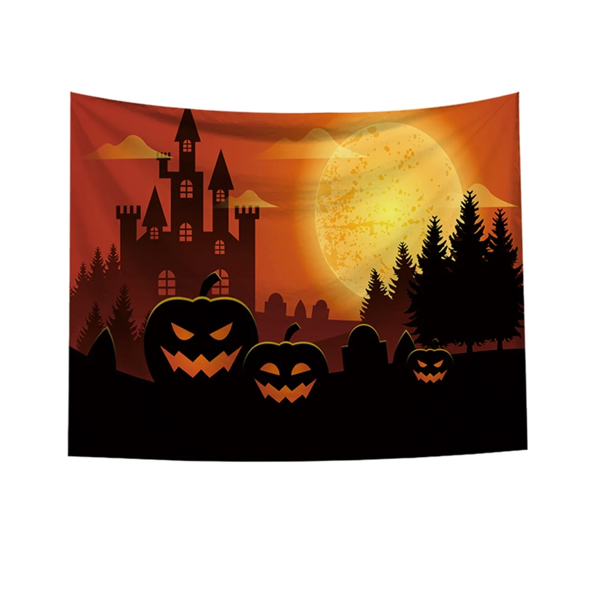 Новинка 2020 бесплатная доставка украшение на Хэллоуин фоновая ткань 3D печать