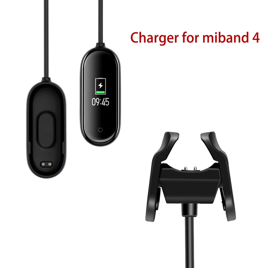USB кабель с зажимом для зарядки Xiaomi Mi Band 4 быстрое зарядное устройство браслет
