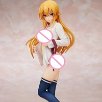 24cm anime food warsshokugeki no soma nakiri erina action figure uniform stockings stand on one feet pvc collection model toys