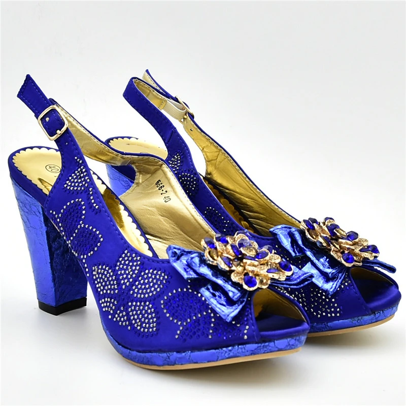 Новейший дизайн в африканском стиле на высоком каблуке свадьбу комплект из обуви