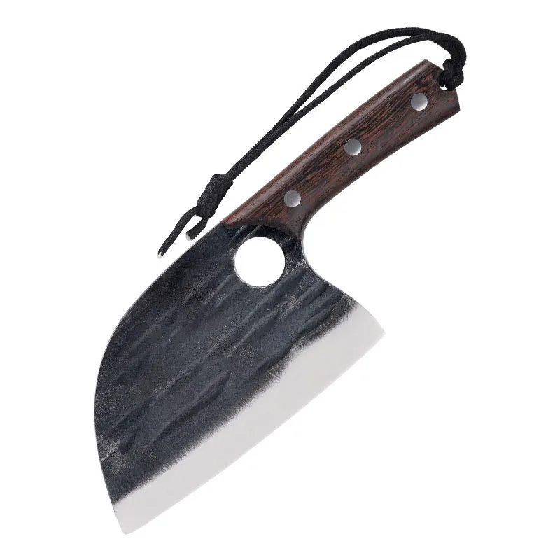 

Newest Viking Knife High Carbon 7Cr17CoMoV Steel Handmade Forged Veins Sharp 7" Hunting Outdoors Slicing Butcher Kitchen Knives