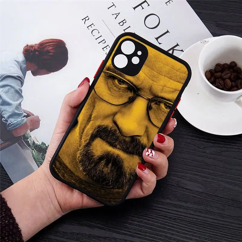 

Heisenberg Breaking Bad tv show Phone Case matte transparent For iphone 7 8 11 12 plus mini x xs xr pro max cover
