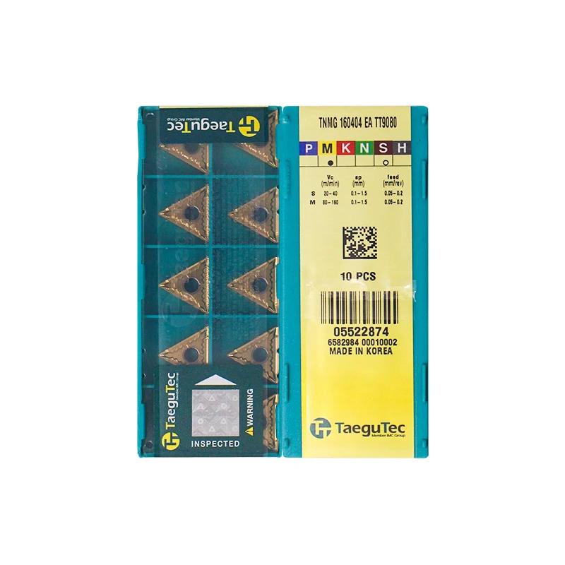 

Original TNMG160404-EA TT9080 Carbide Inserts Milling Insert Lathe CNC Tools For Turning Insert