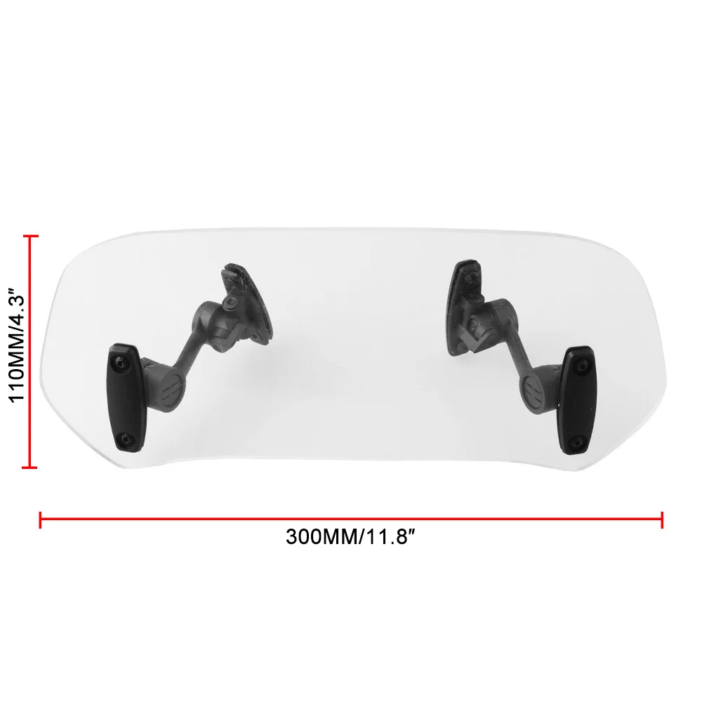 Мотоцикл ветровое стекло Ветер Регулируемый дефлектор спойлер защита