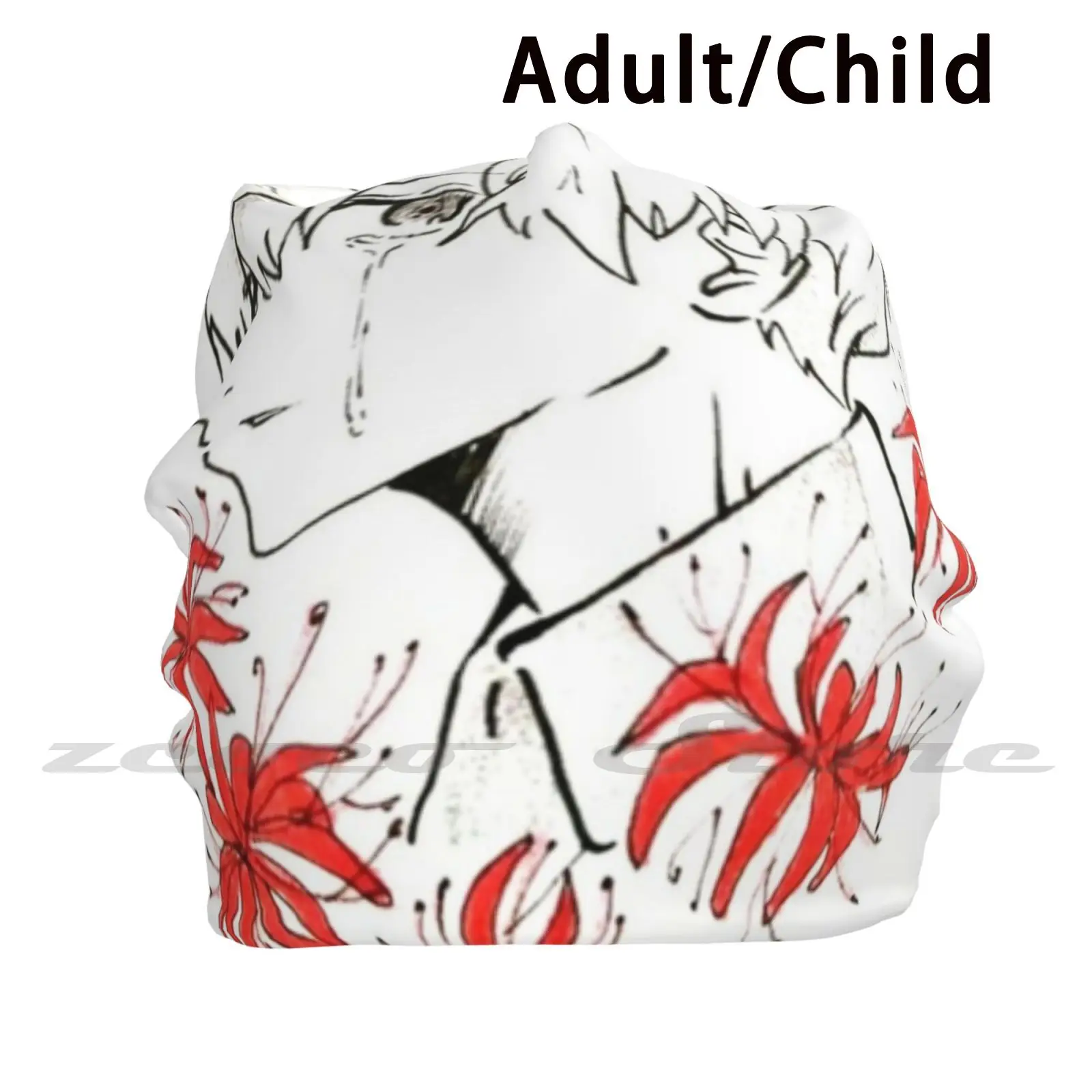 Токийский Гуль аниме Кен канеки вязаная шапка Кепка с углублением мягкая