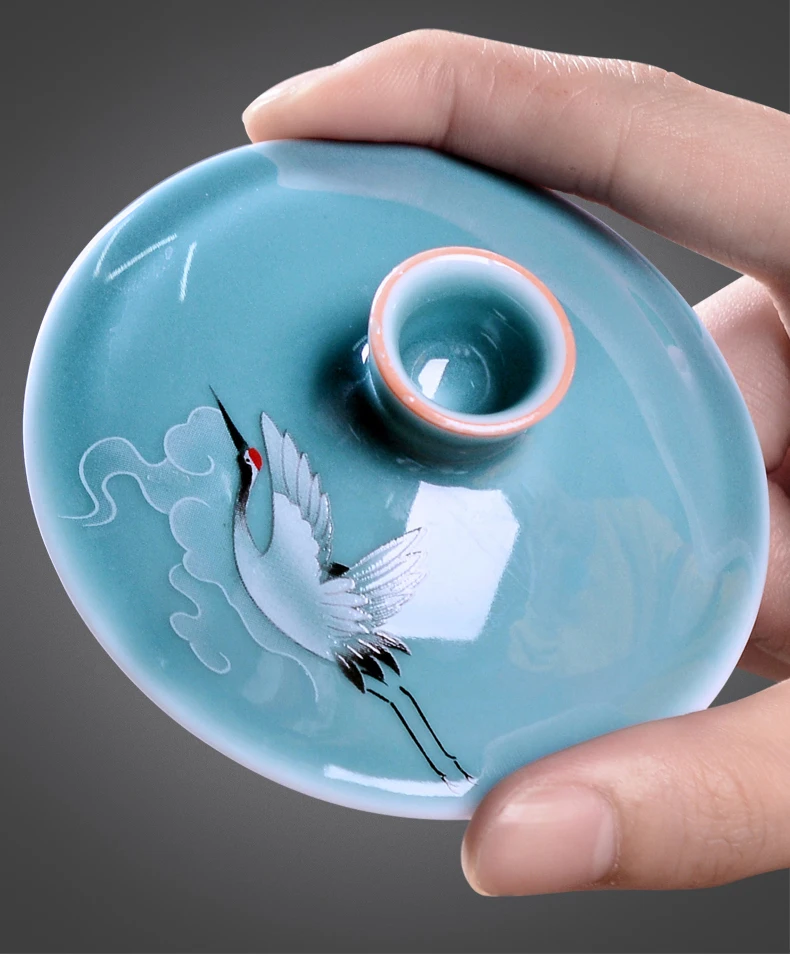 Синий и белый фарфор Gaiwan чай, гайвань комплект древней китайской глазурь Цзиндэчжэнь Чай набор чайная чашка для различных Чай