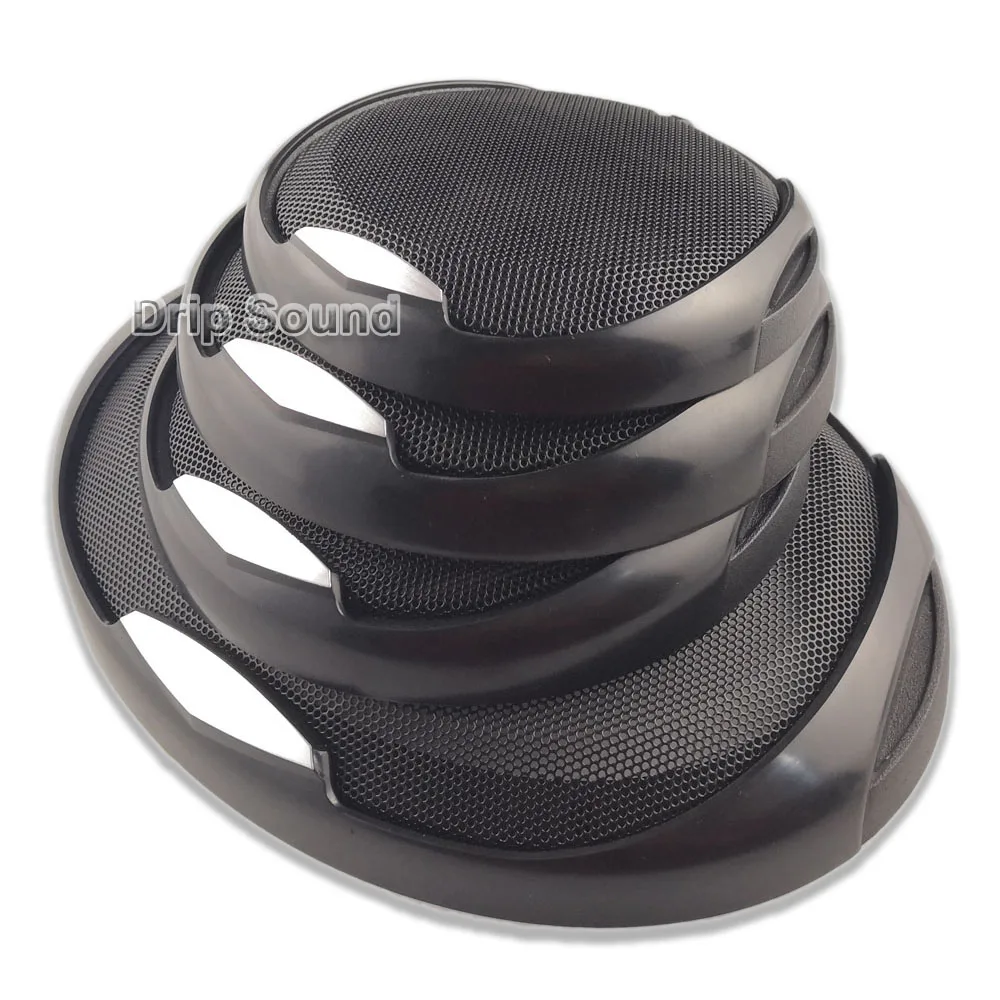 Сетчатая Накладка для автомобильной аудиосистемы декоративная круглая
