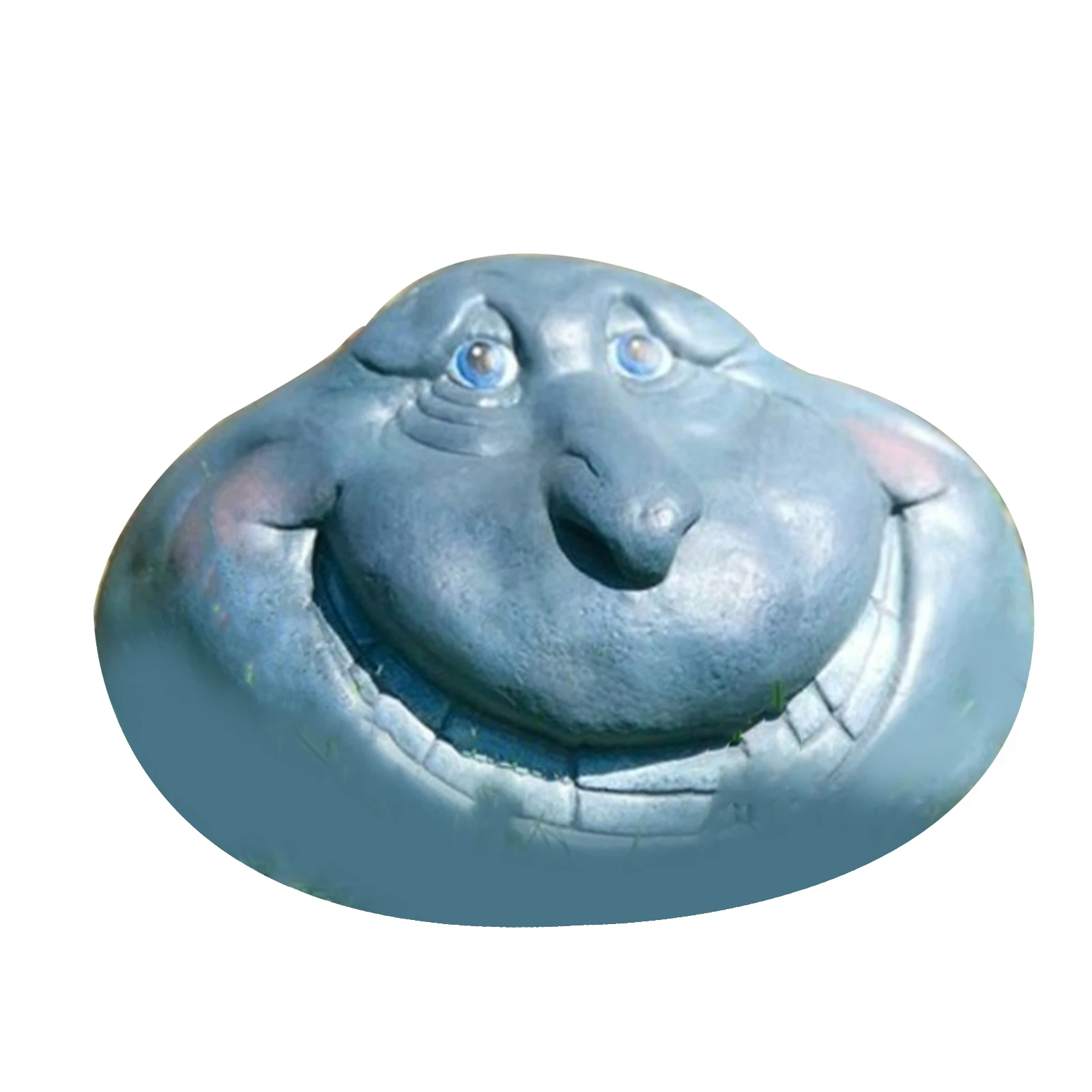 

Hot Garden Stone Art Funnys Cartoon Stone Smile Face Resin Ornaments for Outdoor Home Courtyard Garden Decoration D6