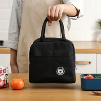 portable lunch bag lunch box insulated canvas picnic food storage bags lunch box tote travel picnic handbag travel lunchbox