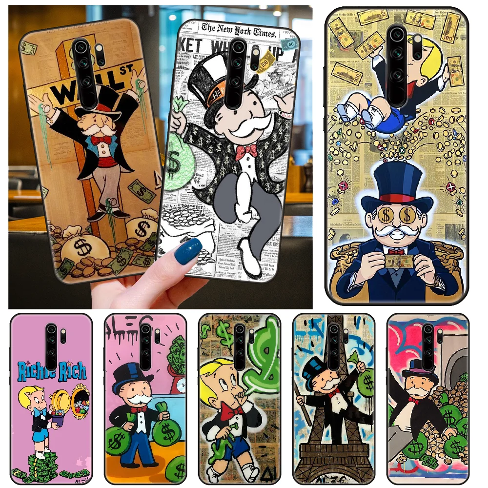 Чехол для телефона Xiaomi Redmi 7 7A 8 8A Note 8T 9 9S 4 5 Pro черный чехол водонепроницаемый