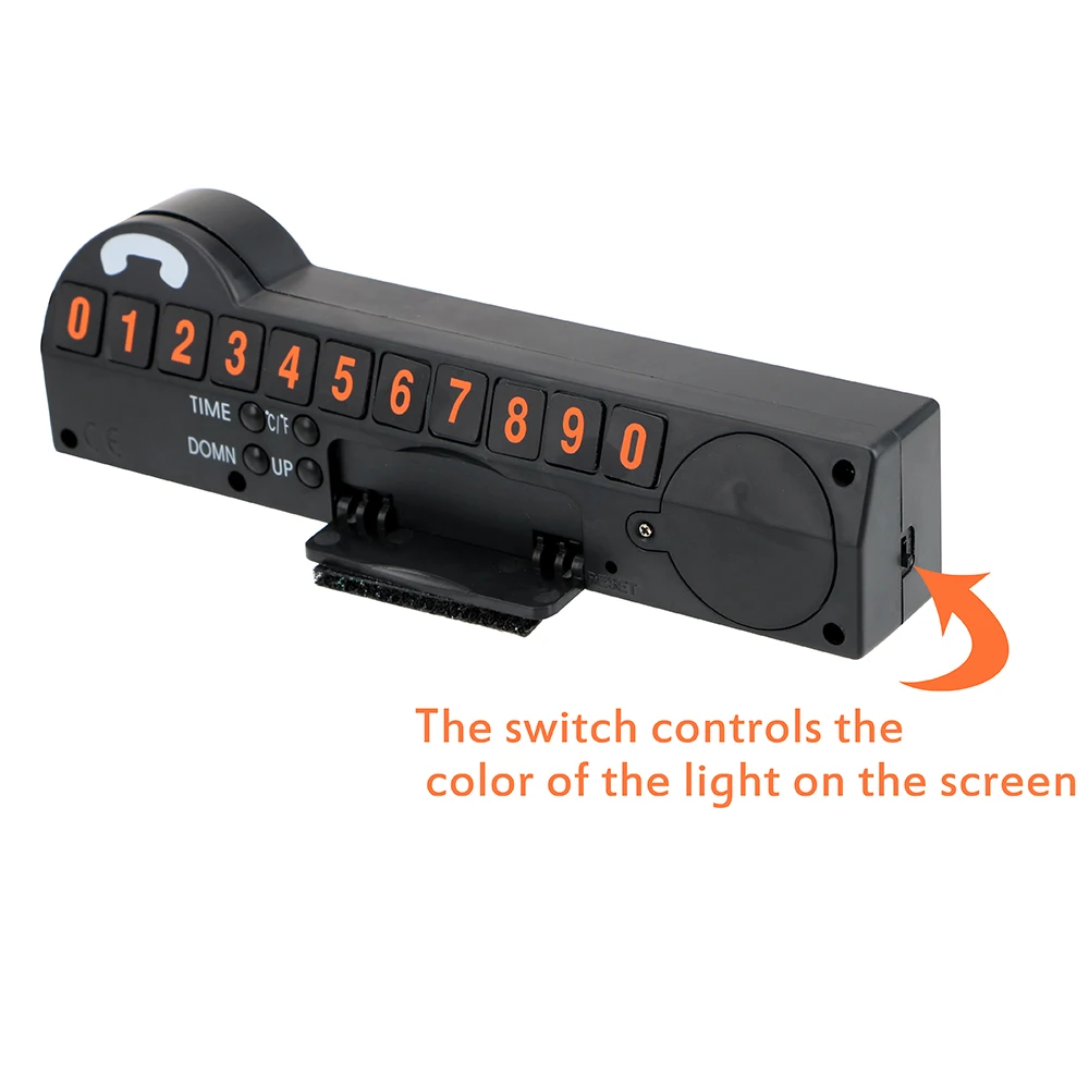 LEEPEE автомобильная карта временной парковки 5 в 1 многофункциональный компас