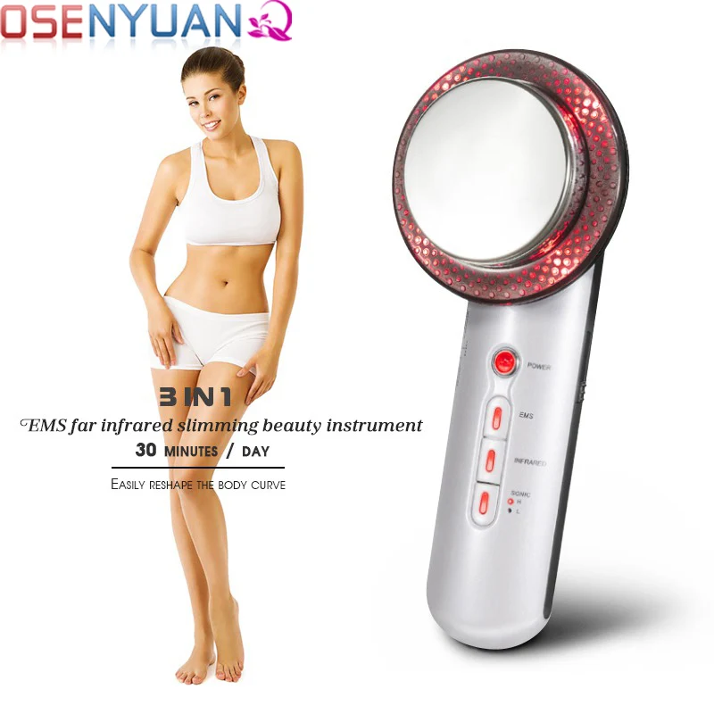 Ультразвуковое машинное удаление жира из тела массажер от терапии кожи 3 в 1