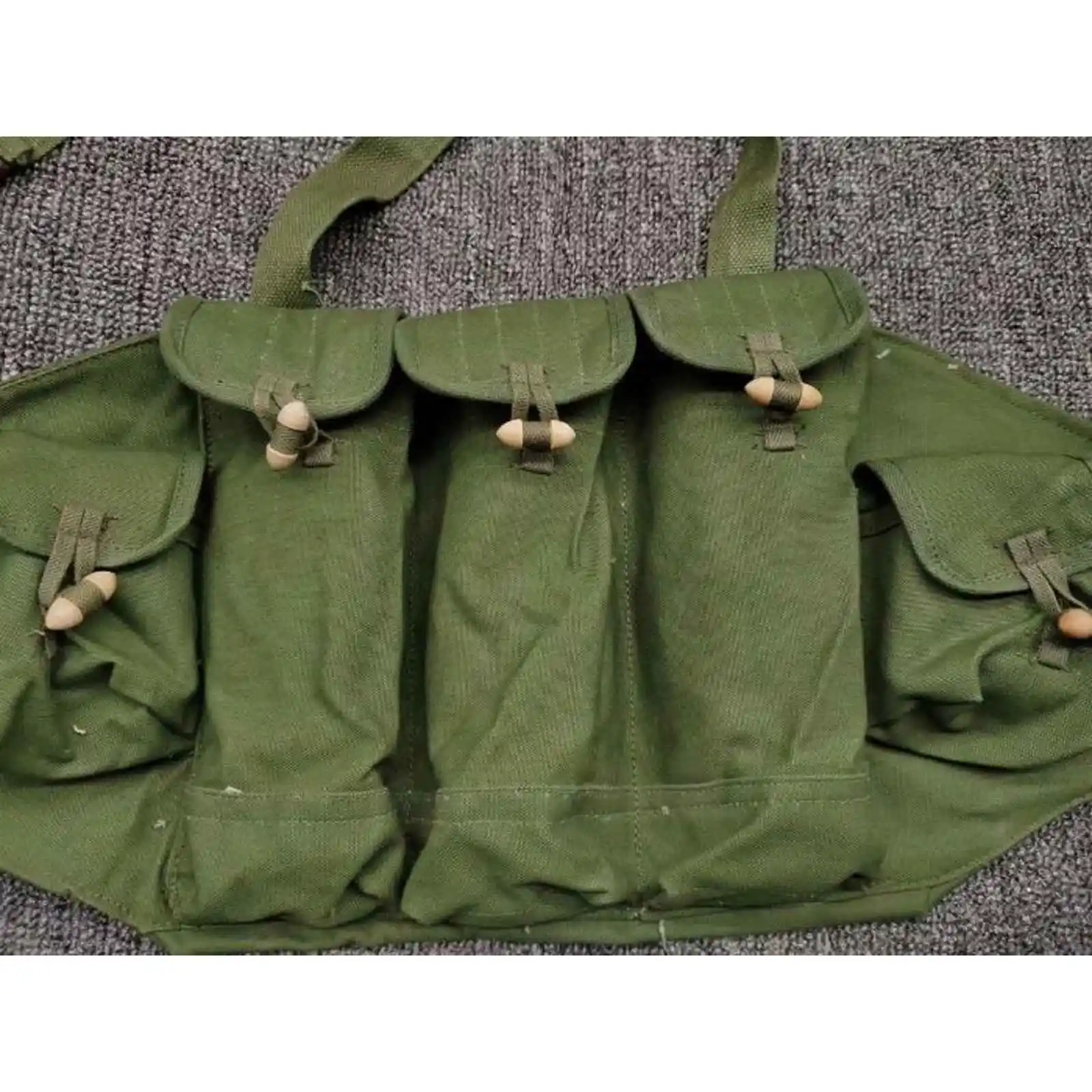 Bolsa de munici&oacute;n de tipo militar chino 56 Mag, aparejo de pecho de asalto de campo Chicom Type56-5