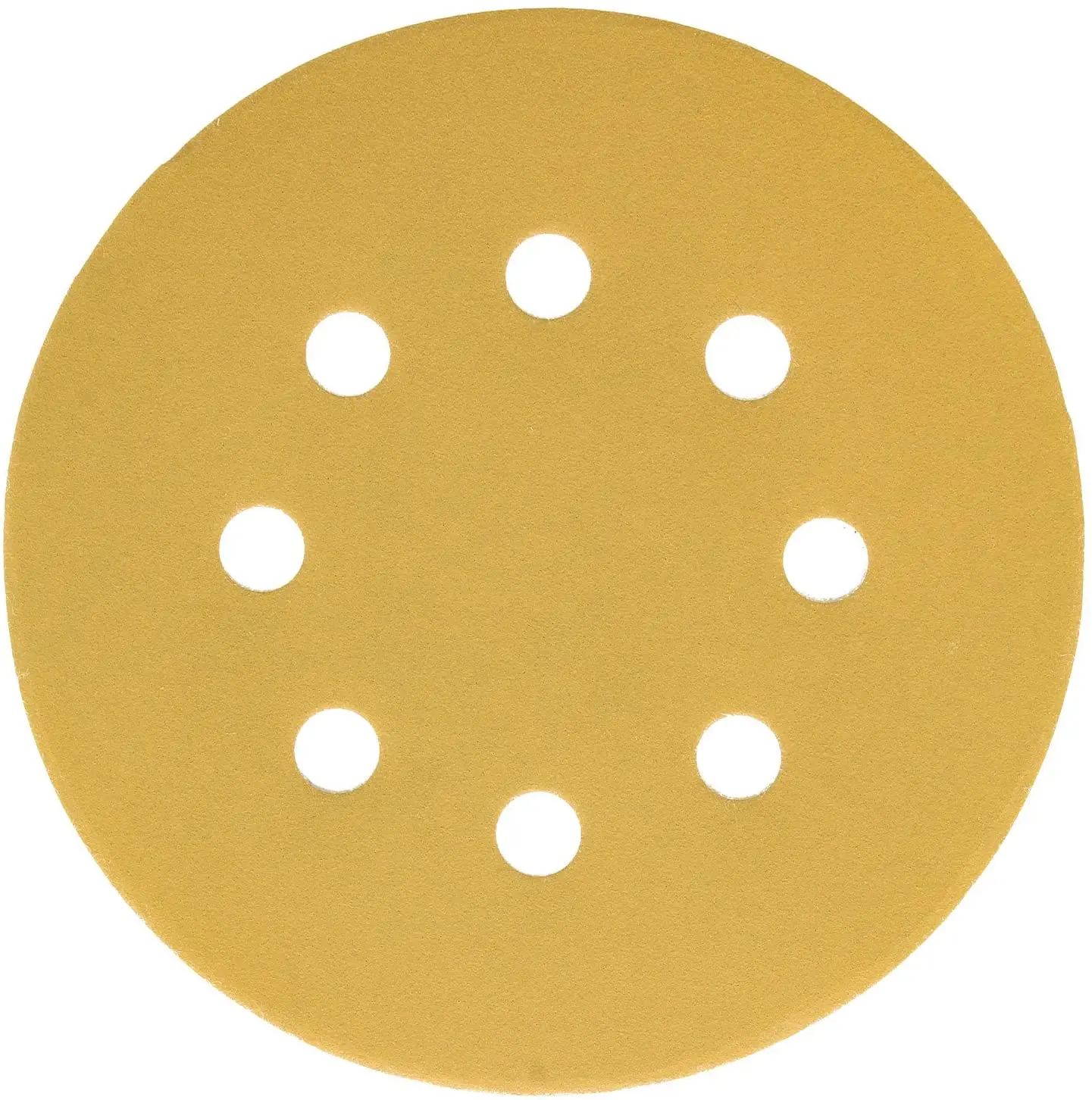 

1PCS 125mm 8 Hole Yellow Round Shape Sanding Discs Hook Loop Polishing Disc Buffing Sheet Sandpaper Sander Sanding Pad