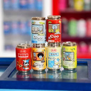 1 set Qoo 1/12 масштаб ролевые игры миниатюрный кукольный домик супермаркет магазин кукла еда напиток Декор Аксессуары игрушка - Цвет: 1 set Qoo