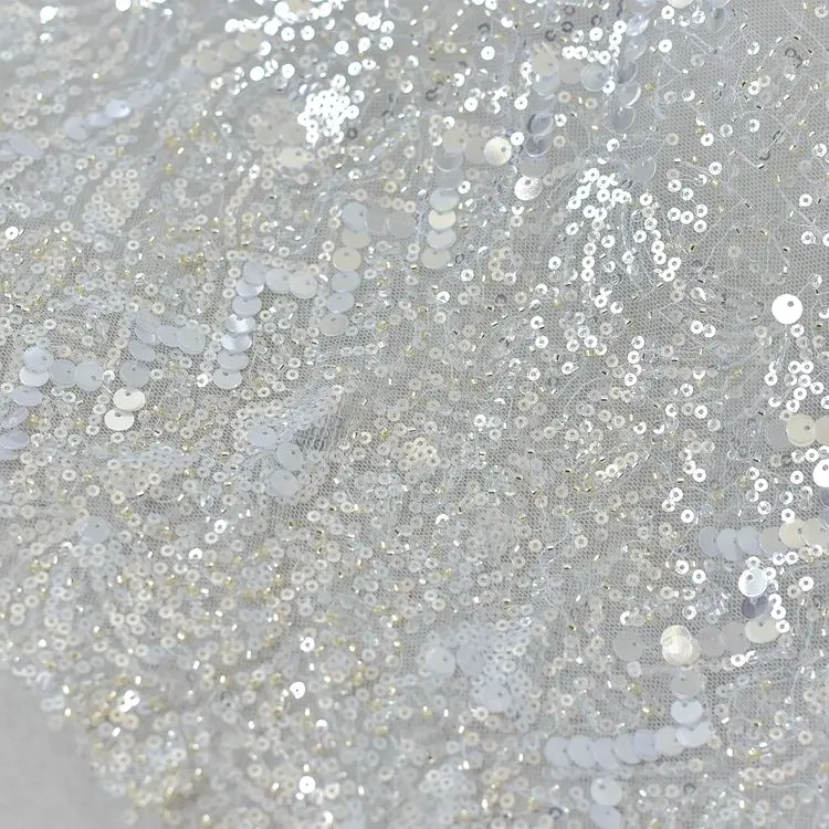 

Блестящие Роскошные тюлевые кружевные платья с бусинами и блестками, модные платья, кружевная вышивка, 1 ярд, новый дизайн 2020, высокое качест...