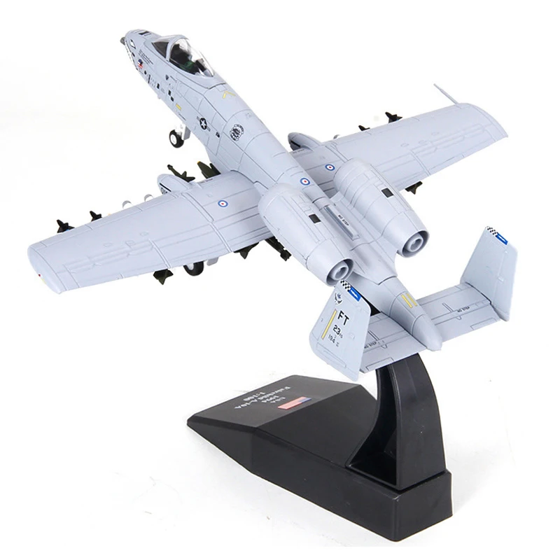 

Length 16.5cm Simulation Strike Fighter Model 1:100 Scale Air Force Military Aircraft Maquette for Ornaments collection A10